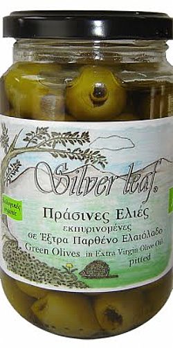 Ελιές Πράσινες εκπυρηνομένες βιολογικές 