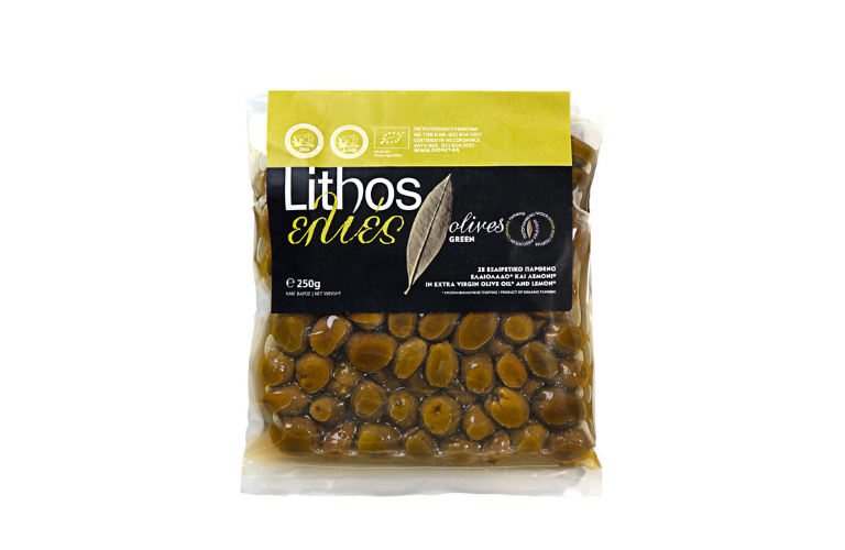 Ελιές Πράσινες Lithos 250γρ
