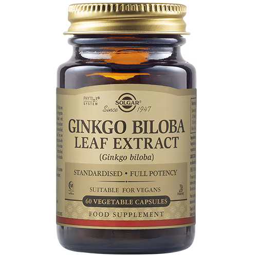 Ginkgo Biloba Leaf Extract 90 mg/ 60 veg.caps
