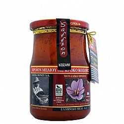 Μέλι με Βιολογικό Κρόκο Κοζάνης / 720gr