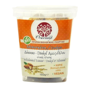 Μπισκότα Δίκκοκο-Dinkel ολικής Αμυγδάλου / 150γρ