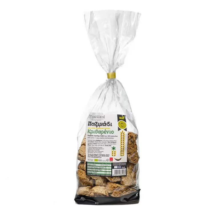 Βιολογικό Κριθαρένιο Παξιμάδι 400γρ.