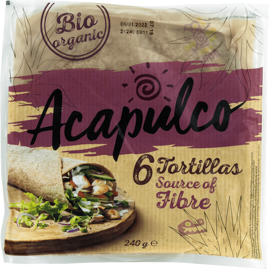 Πίτες Τορτίγιας Ολικής Αλεσης 240γρ