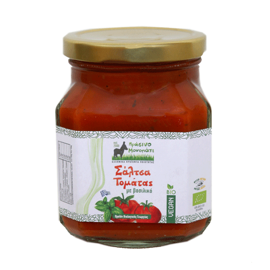 Σάλτσα Τομάτας με Βασιλικό / 330gr