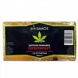 Σαπούνι Κάνναβης με Γκρέιπφρουτ κατά της Κυτταρίτιδας 100γρ