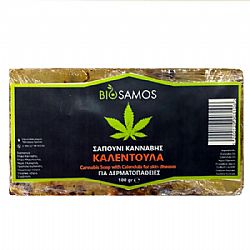 Σαπούνι Κάνναβης με Καλέντουλα για Ξηρό Δέρμα 100γρ