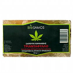 Σαπούνι Κάνναβης με Τριαντάφυλλο για το Πρόσωπο 100γρ