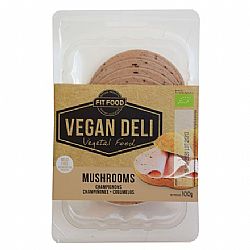 Χορτοφαγικές Φέτες Αλλαντικών με Μανιτάρια /ΒΙΟ / 100gr