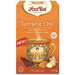 Yogi tea turmeric chai (κουρκουμάς) 17 φακελ.