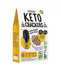 Keto Crackers με Μαύρο Σουσάμι