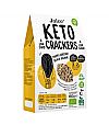 Keto Crackers με Μαύρο Σουσάμι